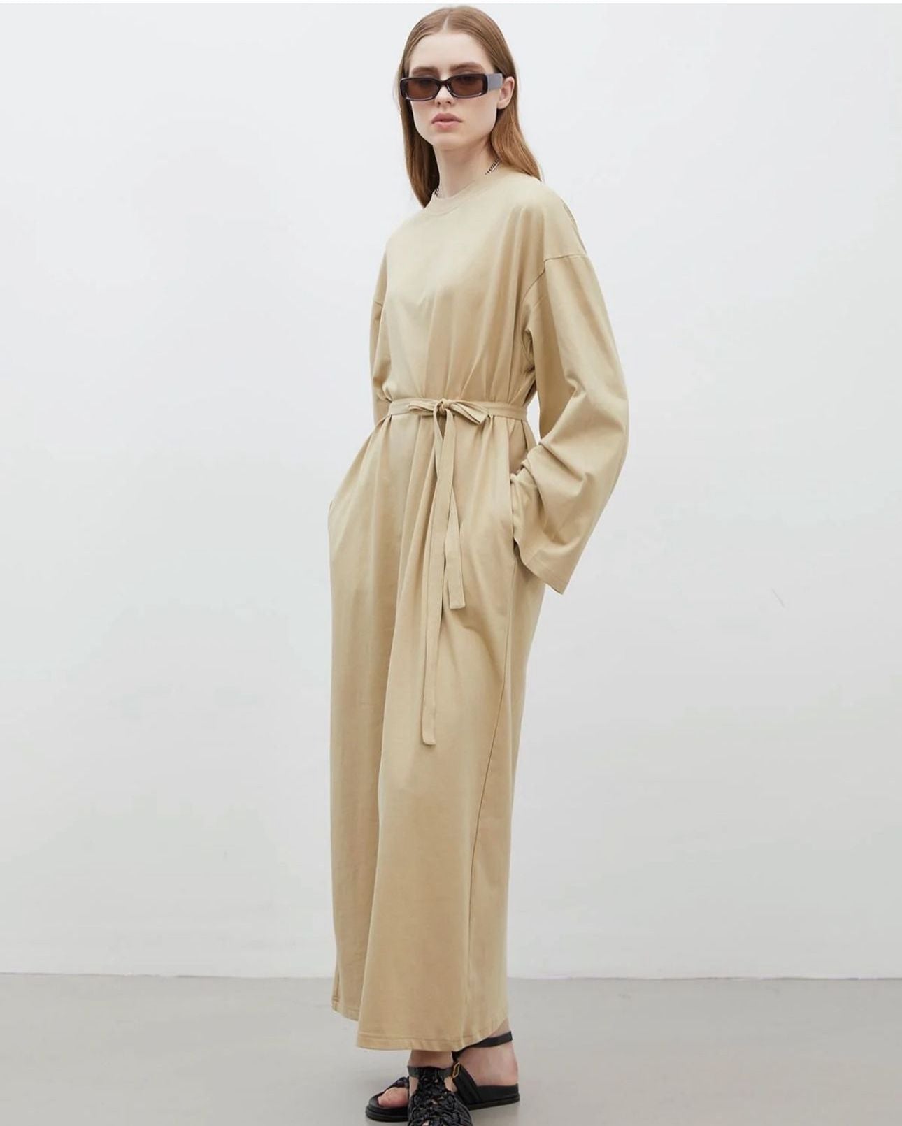 Oversized Katoenen Jurk