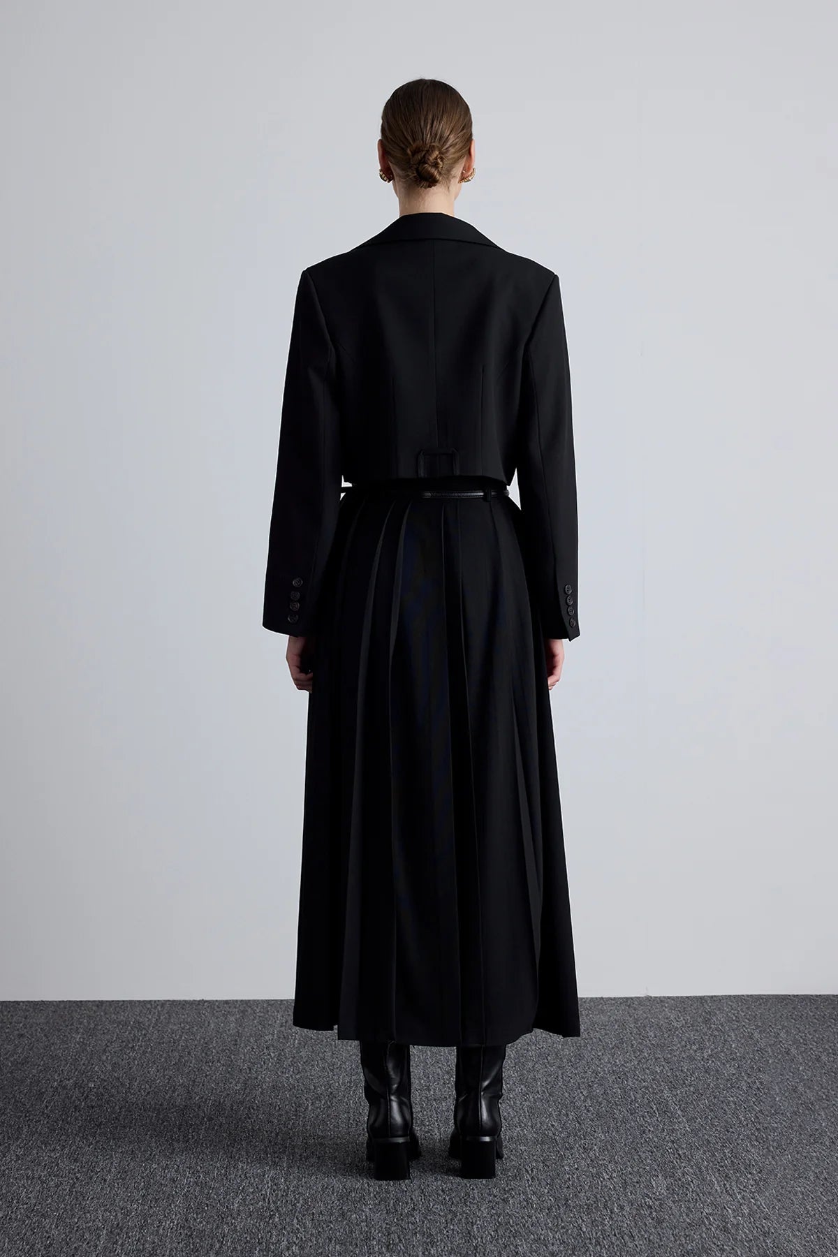 Klassieke Crop-Blazer Set