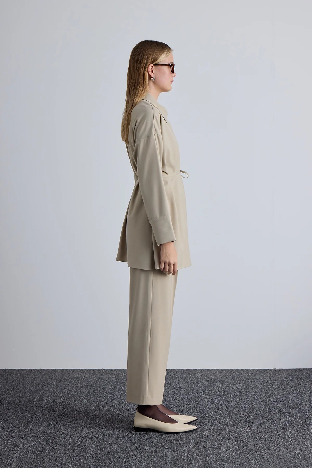 Tuniek met brede kraag Set