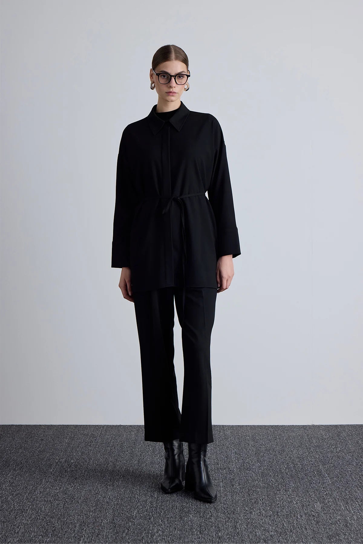 Tuniek met brede kraag Set