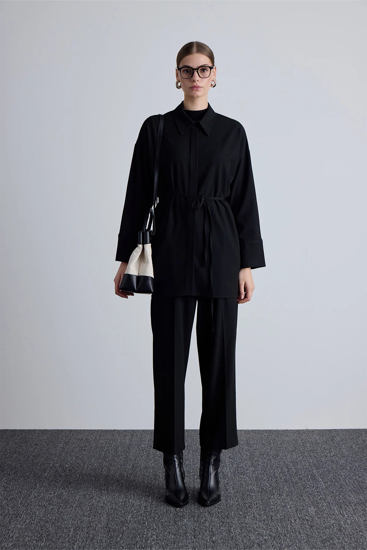 Tuniek met brede kraag Set