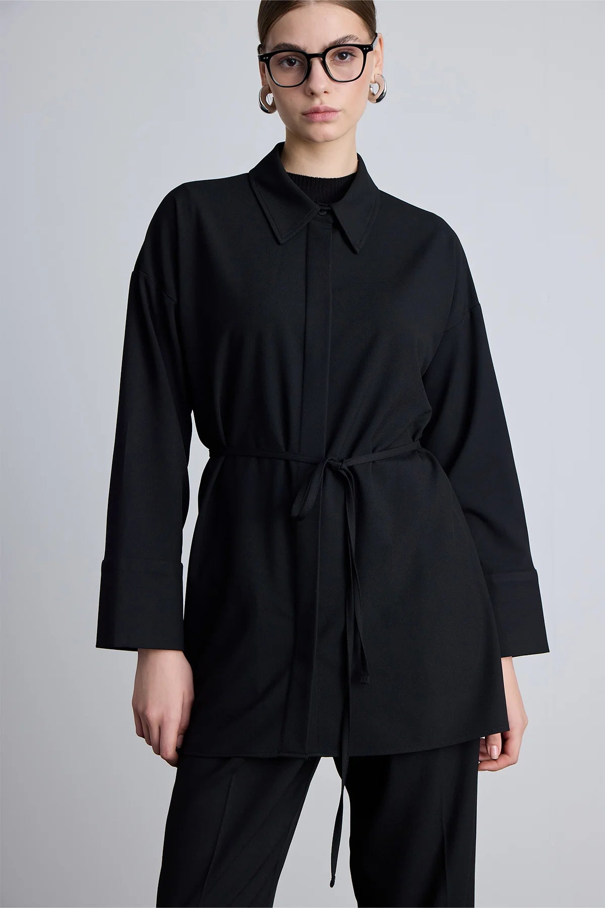 Tuniek met brede kraag Set