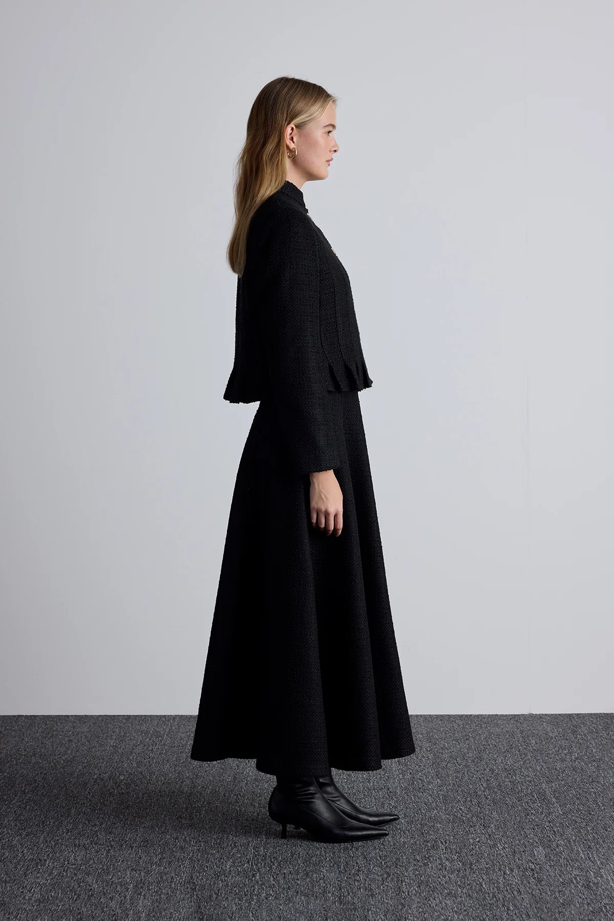 Getextureerde Set Met Knoopsluiting