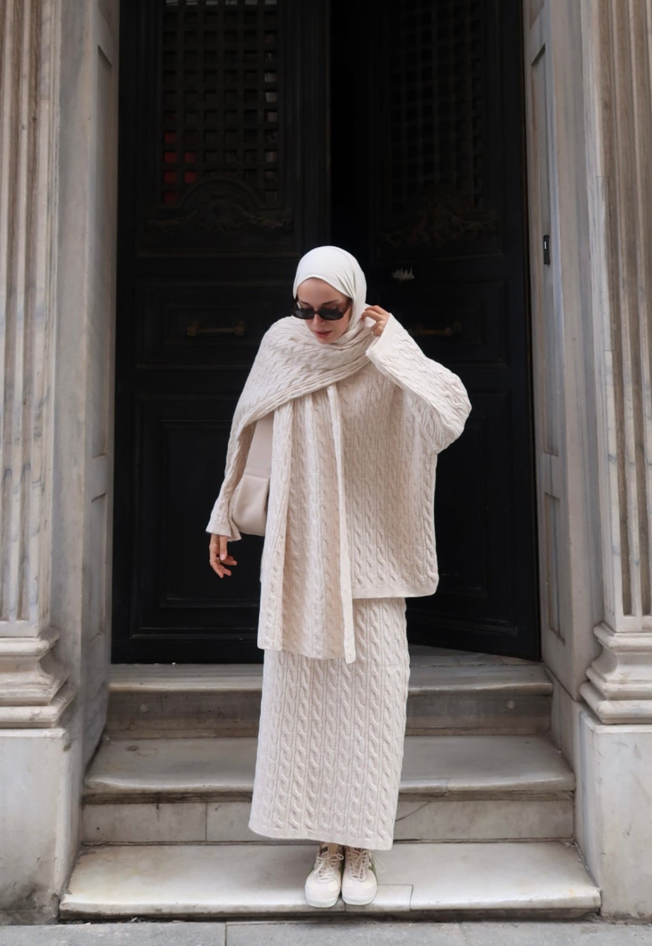 3 delige set met sjaal