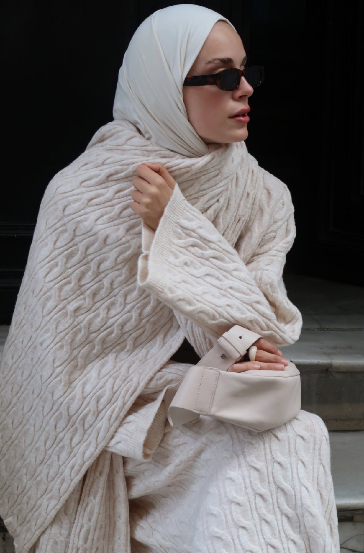 3 delige set met sjaal