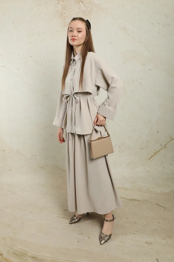 Crêpe Rokset  - Stone