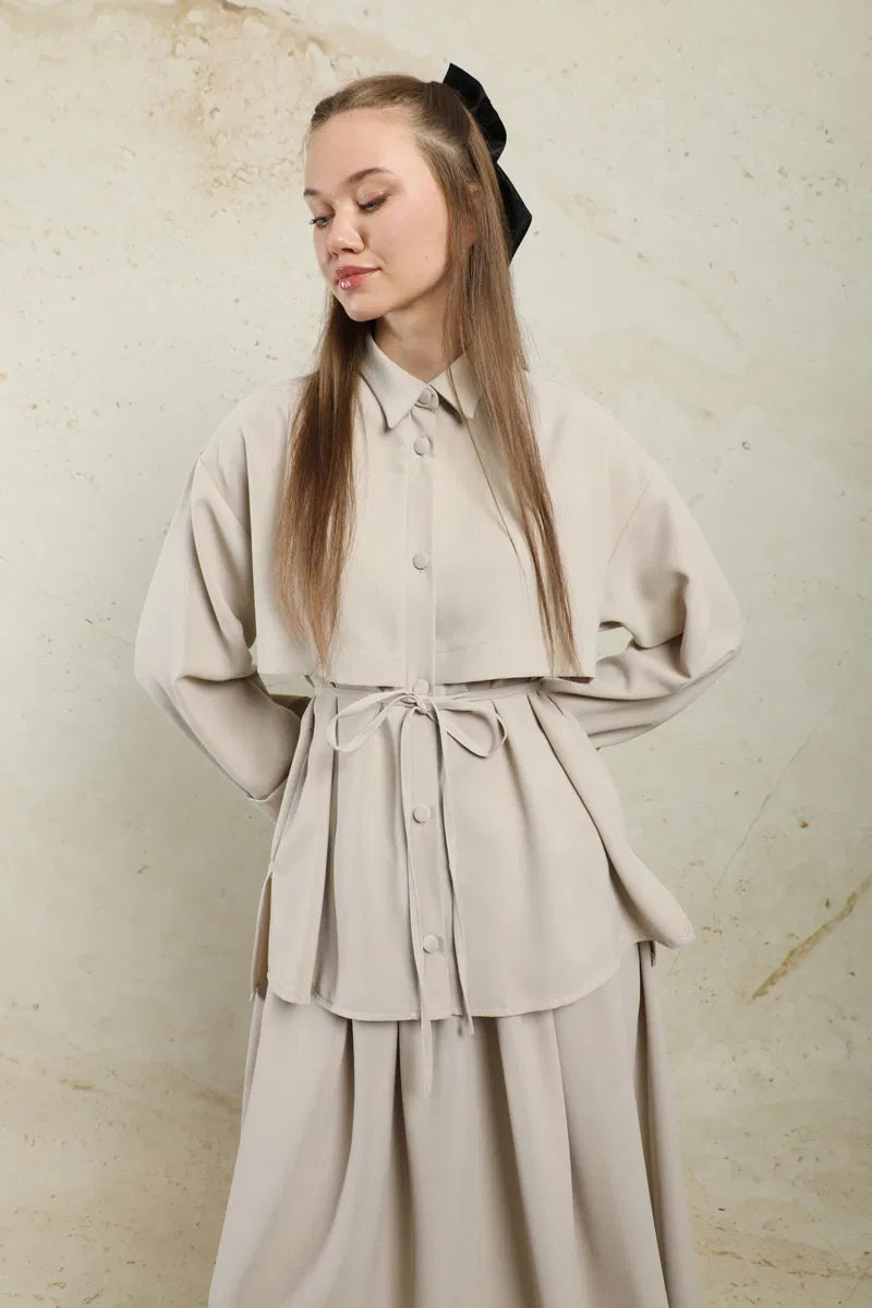 Crêpe Rokset  - Stone