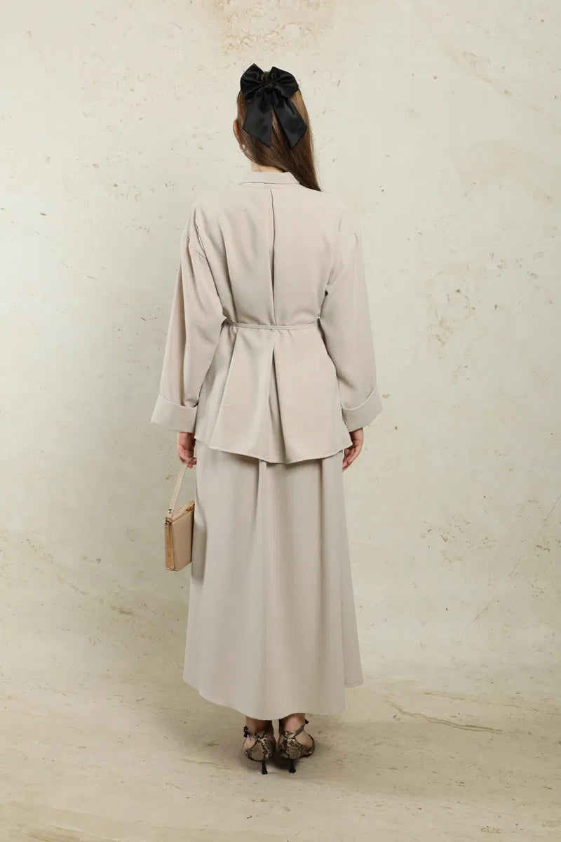 Crêpe Rokset  - Stone